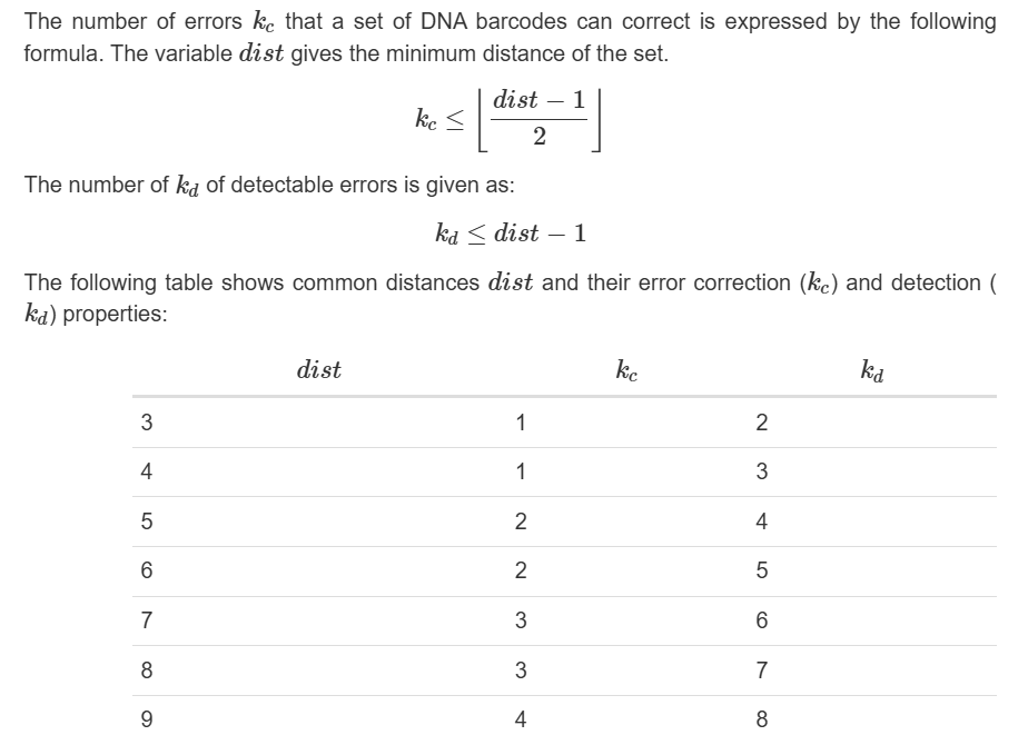 Sequence-Levenshtein distance equation